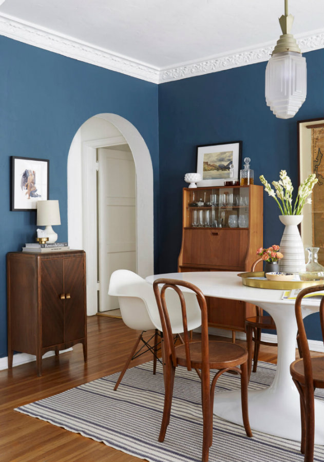Blue dining rooms how to apply the color to your dining room Miami Design Agenda