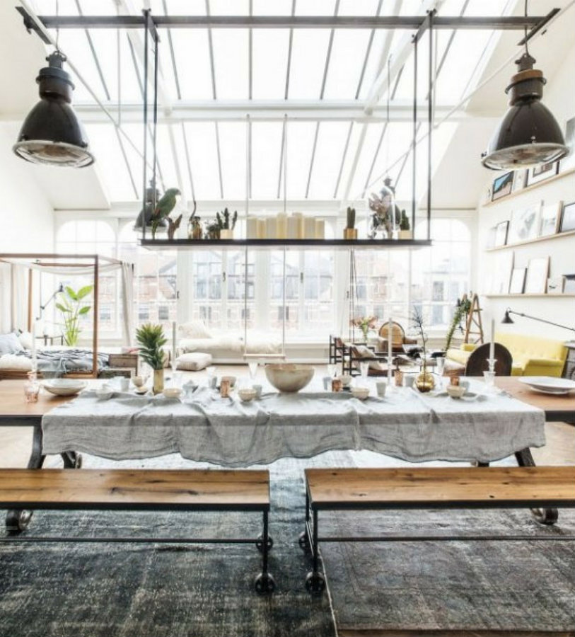 HERE ARE VINTAGE INDUSTRIAL DESIGN IDEAS FOR YOUR LOFT